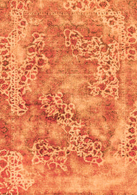 Abstract Orange Modern Rug, abs1765org