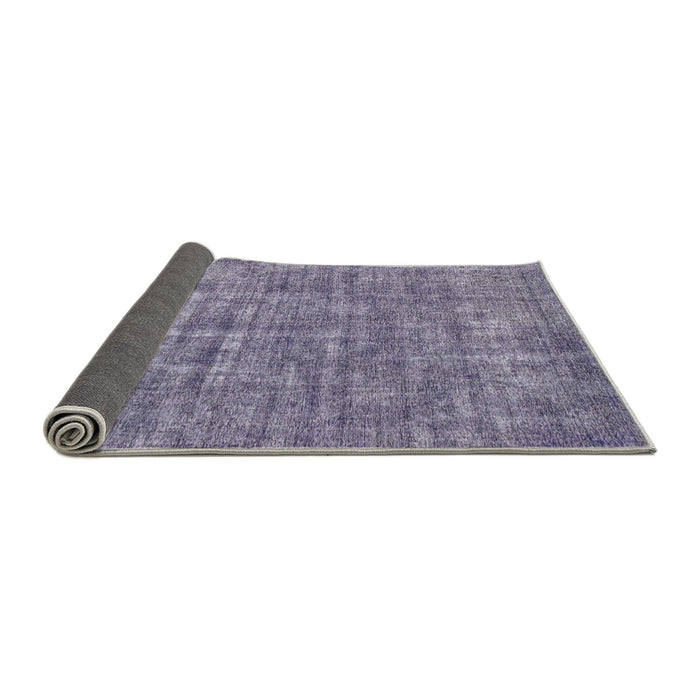Sideview of Abstract Blue Gray Modern Rug, abs1766