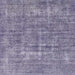 Square Abstract Blue Gray Modern Rug, abs1766