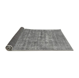 Sideview of Abstract Gray Modern Rug, abs1766gry