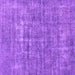 Square Machine Washable Abstract Purple Modern Area Rugs, wshabs1766pur