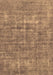 Abstract Brown Modern Rug, abs1766brn