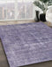 Machine Washable Abstract Blue Gray Rug in a Family Room, wshabs1766