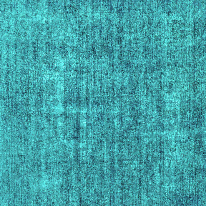 Square Abstract Turquoise Modern Rug, abs1766turq
