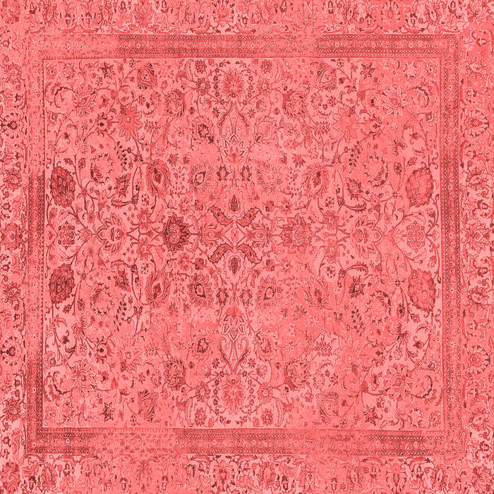 Machine Washable Abstract Red Modern Rug, wshabs1767red