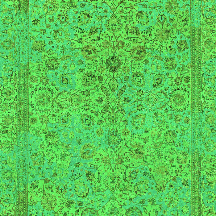 Machine Washable Abstract Green Modern Area Rugs, wshabs1767grn