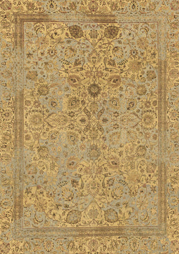 Abstract Brown Modern Rug, abs1767brn