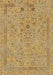 Abstract Brown Modern Rug, abs1767brn