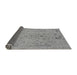 Sideview of Abstract Gray Modern Rug, abs1767gry