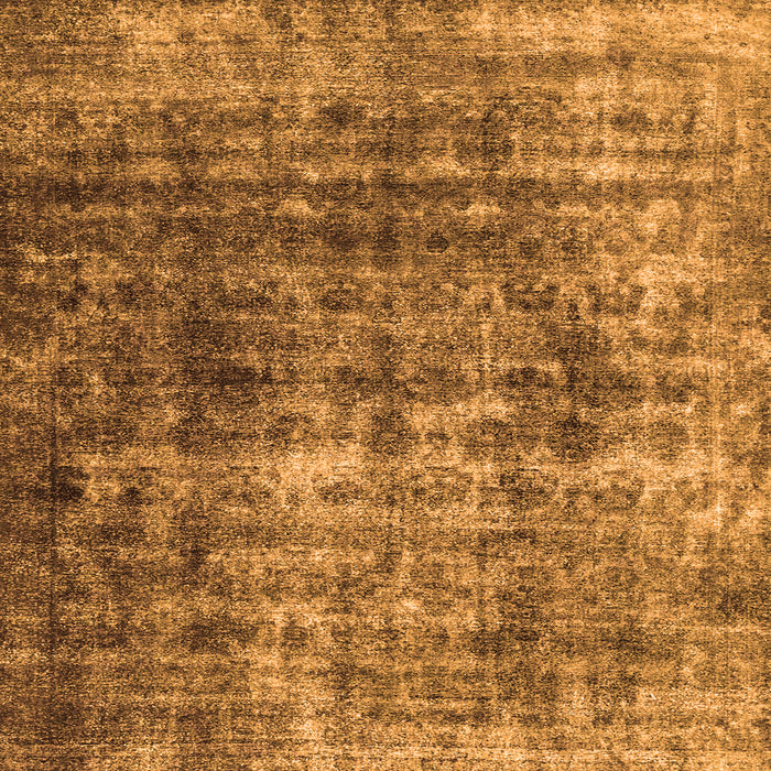 Square Persian Orange Bohemian Rug, abs1768org