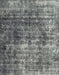 Machine Washable Abstract Dark Gray Rug, wshabs1768