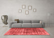 Bohemian Red Washable Rugs