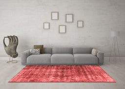 Bohemian Red Washable Rugs