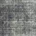 Square Machine Washable Abstract Dark Gray Rug, wshabs1768