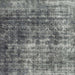 Square Abstract Dark Gray Persian Rug, abs1768