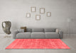 Modern Red Washable Rugs