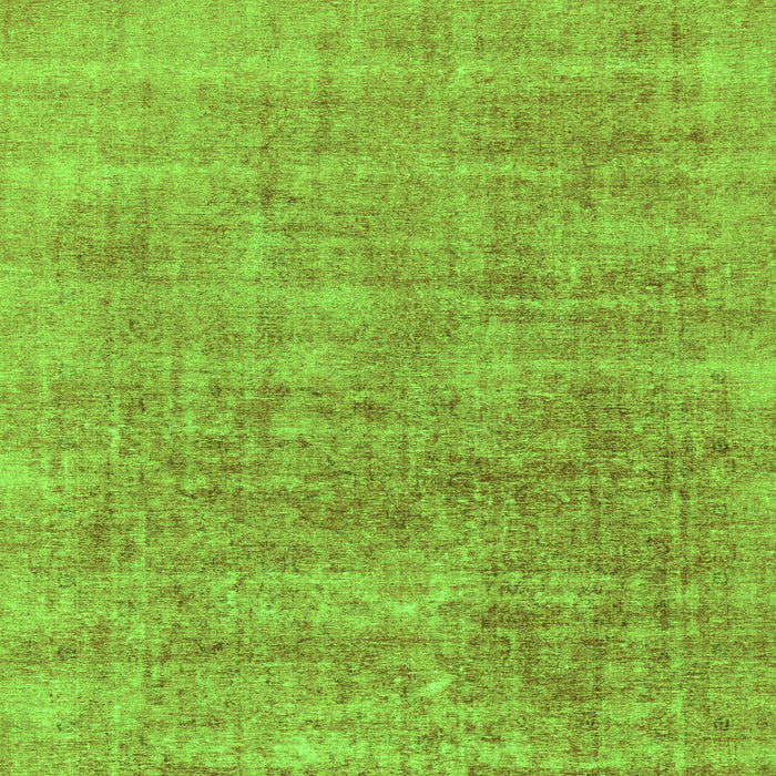 Square Abstract Green Modern Rug, abs1769grn