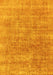 Abstract Yellow Modern Rug, abs1769yw