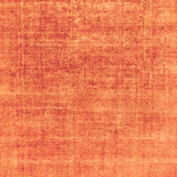 Square Abstract Orange Modern Rug, abs1769org