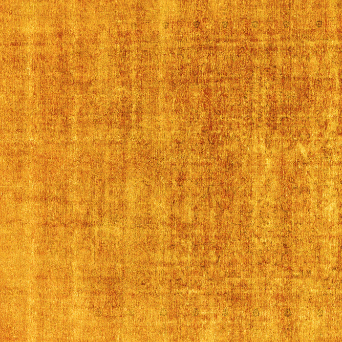 Square Abstract Yellow Modern Rug, abs1769yw