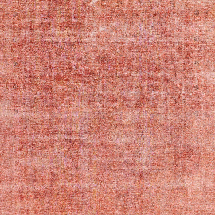 Machine Washable Abstract Bright Orange Rug, wshabs1769