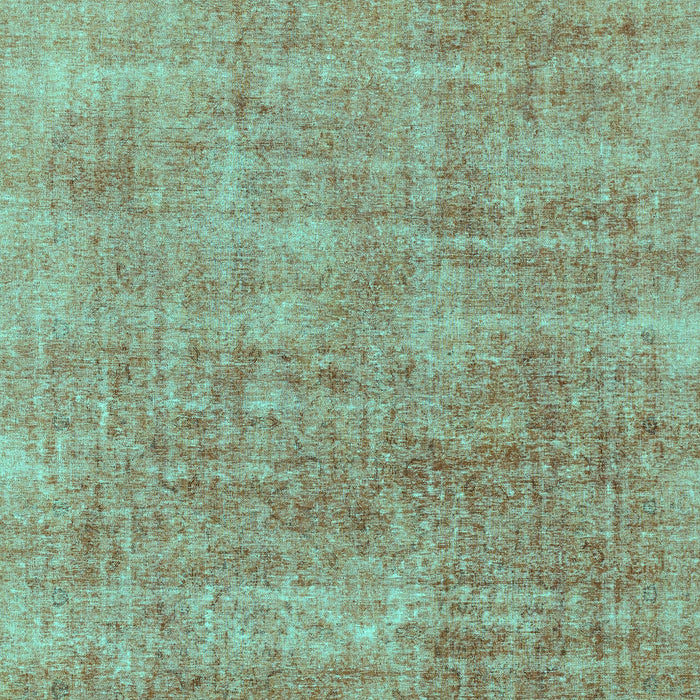 Machine Washable Abstract Turquoise Modern Area Rugs, wshabs1769turq