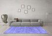 Machine Washable Abstract Blue Modern Rug in a Living Room, wshabs1769blu