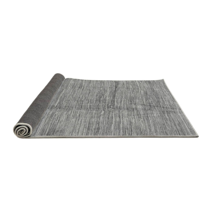 Sideview of Abstract Gray Modern Rug, abs176gry