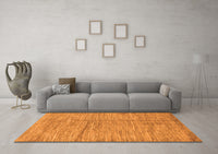 Machine Washable Abstract Orange Modern Rug, wshabs176org