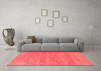 Machine Washable Abstract Red Modern Rug, wshabs1770red