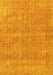 Machine Washable Abstract Yellow Modern Rug, wshabs1770yw