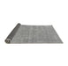 Sideview of Abstract Gray Modern Rug, abs1770gry