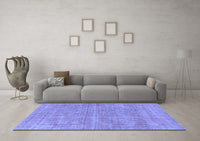 Machine Washable Abstract Blue Modern Rug, wshabs1770blu