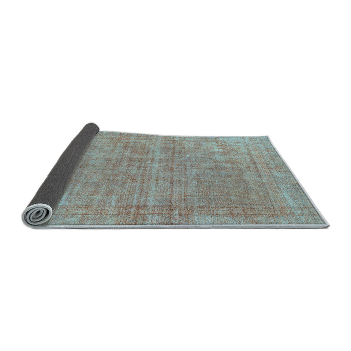 Sideview of Abstract Light Blue Modern Rug, abs1770lblu