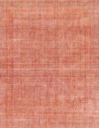 Machine Washable Abstract Bright Orange Rug, wshabs1770