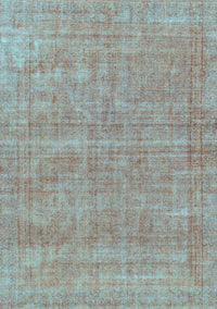 Abstract Light Blue Modern Rug, abs1770lblu