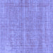 Square Abstract Blue Modern Rug, abs1770blu