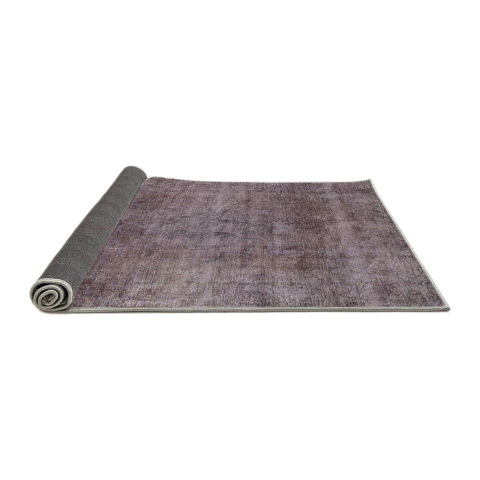 Sideview of Abstract Purple Modern Rug, abs1771