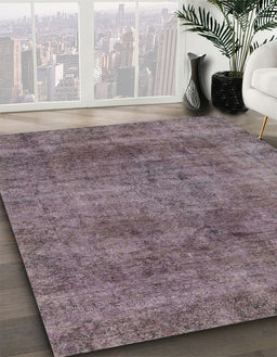 Machine Washable Abstract Purple Rug in a Family Room, wshabs1771