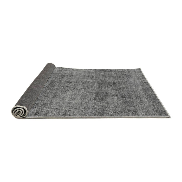 Sideview of Abstract Gray Modern Rug, abs1771gry