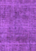 Machine Washable Abstract Purple Modern Area Rugs, wshabs1771pur