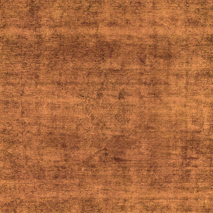 Square Machine Washable Abstract Orange Modern Area Rugs, wshabs1771org