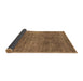 Sideview of Abstract Brown Modern Rug, abs1771brn