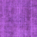 Square Abstract Purple Modern Rug, abs1771pur