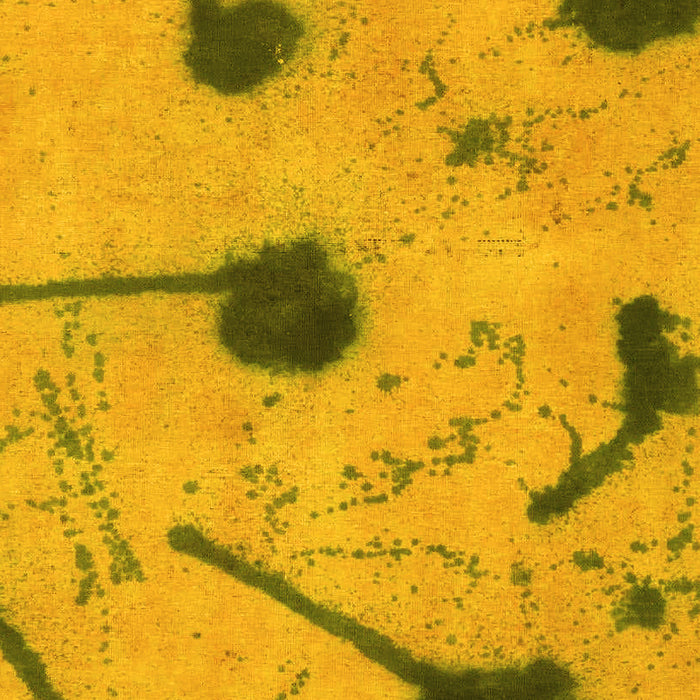 Machine Washable Abstract Yellow Modern Rug, wshabs1772yw