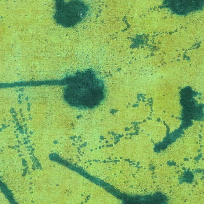 Machine Washable Abstract Turquoise Modern Area Rugs, wshabs1772turq