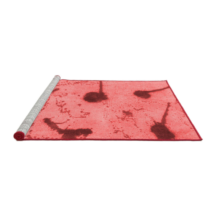 Modern Red Washable Rugs