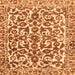 Square Abstract Orange Modern Rug, abs1773org