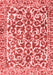 Abstract Red Modern Area Rugs