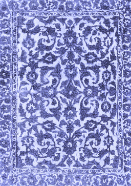 Abstract Blue Modern Rug, abs1773blu